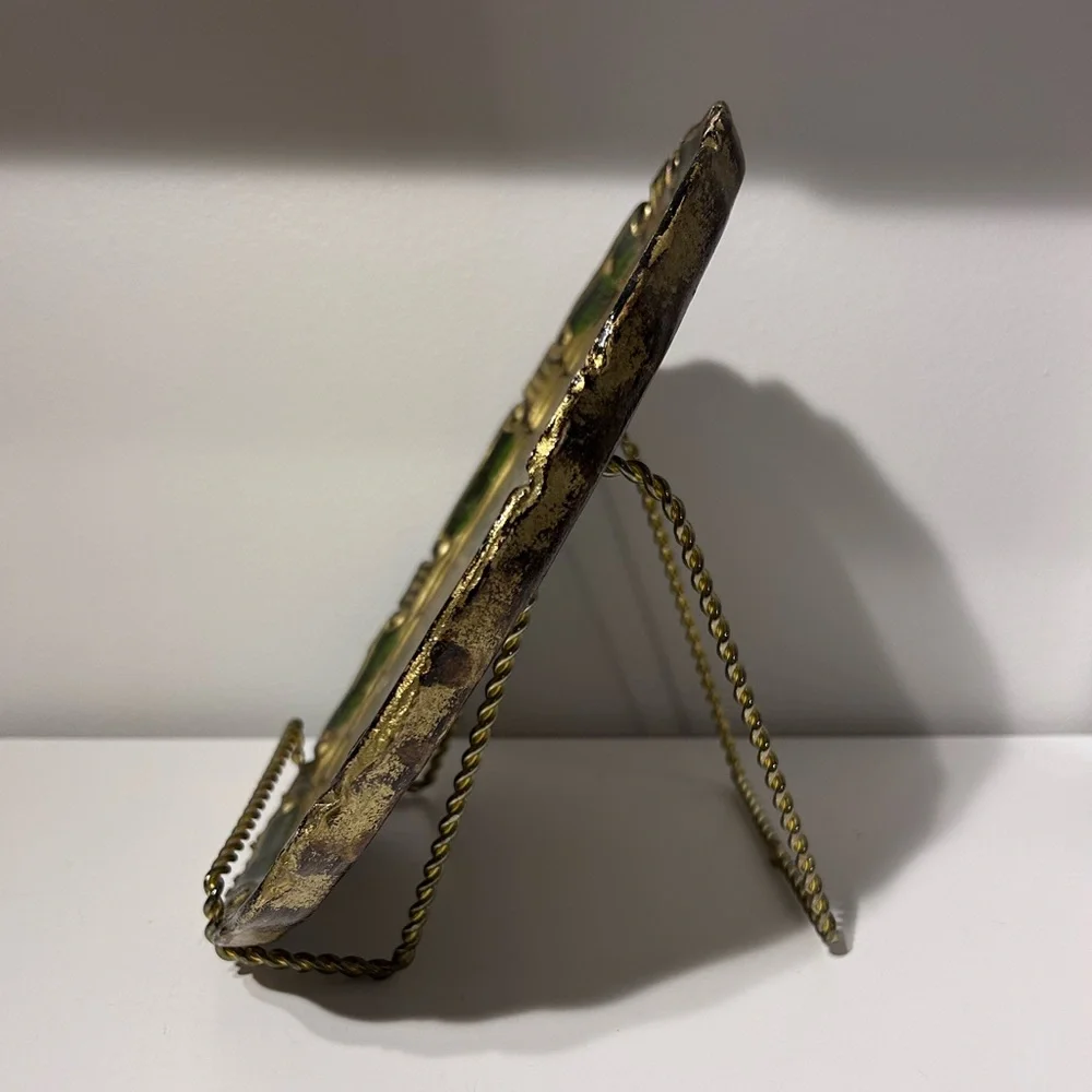 Vintage Florentine Hand Painted Tray Platter - Picture 3 of 5